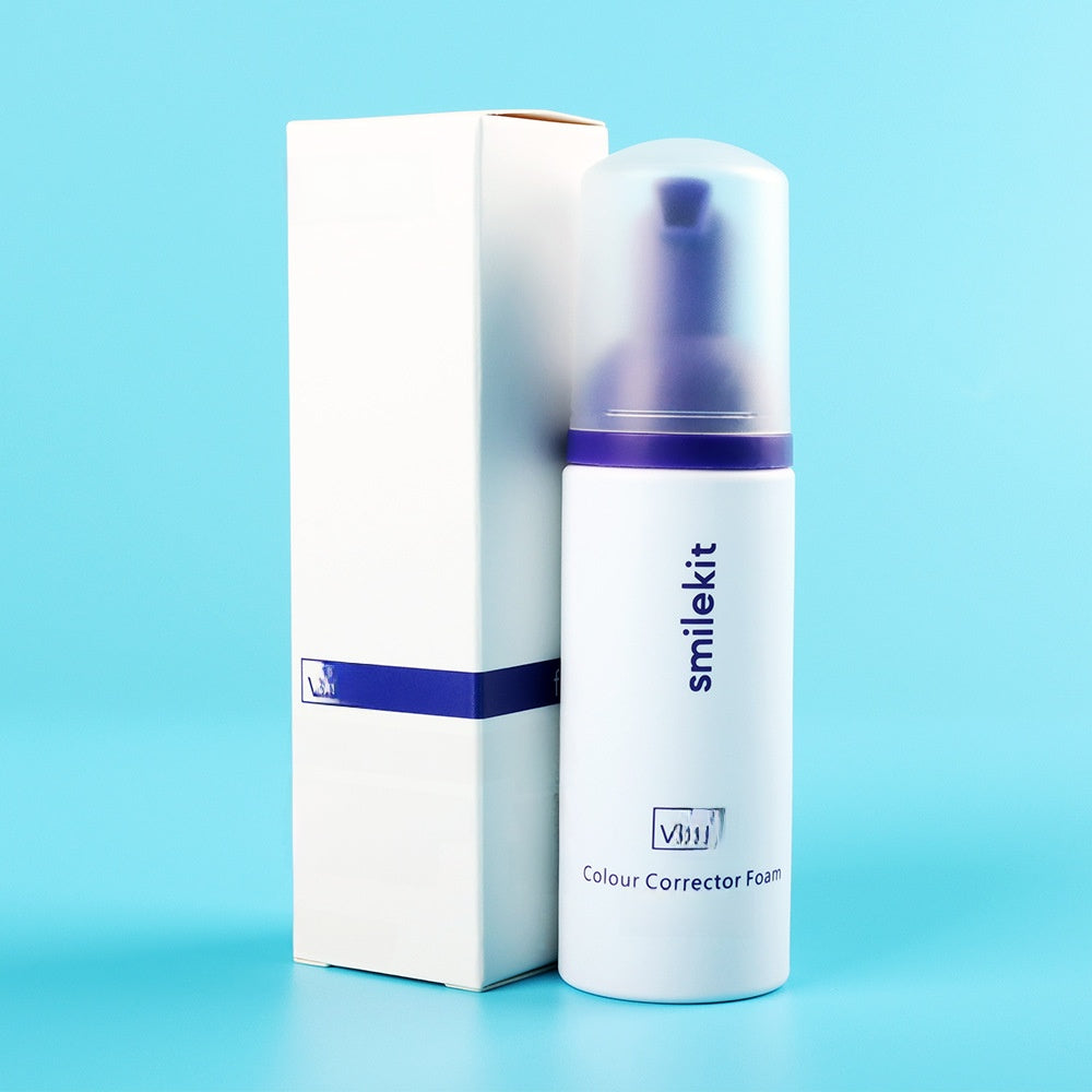 Teeth whitening foam